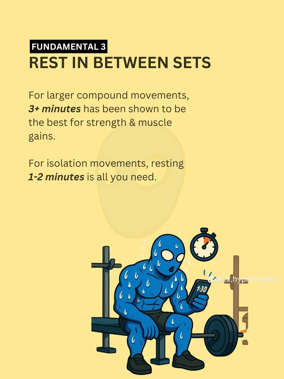 Fundamental 3: Rest Between Sets